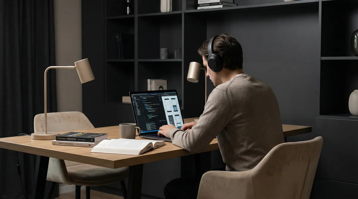 Формат онлайн-обучения: работа за компьютером